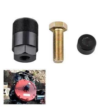 

Motorcycle Modification Flywheel Puller Screw Set 11/2"16 Motocross Flywheel Puller with Crank Shaft Protector for Yamaha