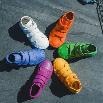 

Children Shoes boys canvas sneaker Kids sneakers 2019 fashion spring autumn candy color Girls shoes toddler baby girl shoes