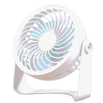 

USB USB Clip Desk Table Fan with Strong Wind Quiet Portable 2 Speed Adjustable 360°Rotatable Mini Personal Fan for Home Office
