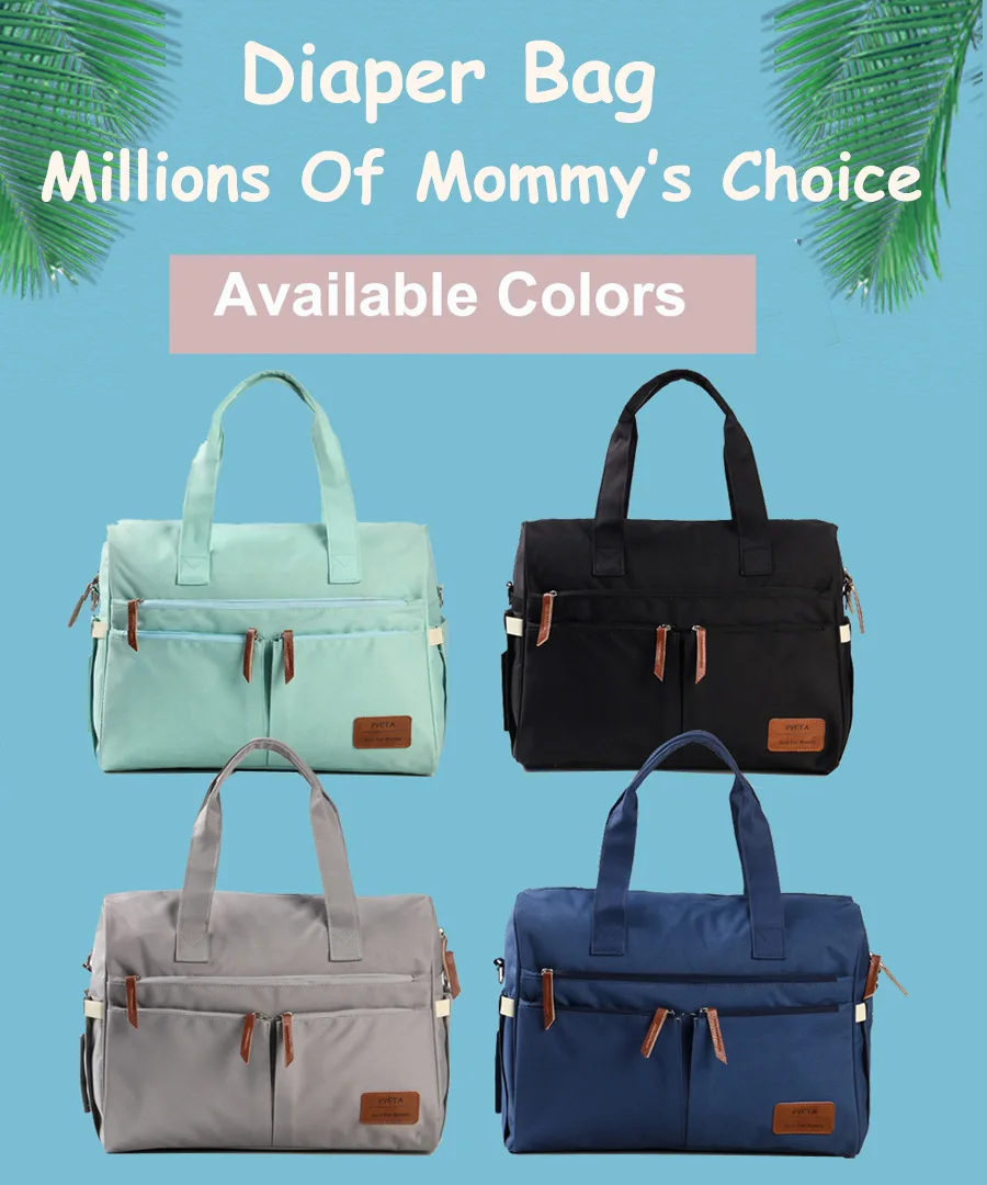 Детские сумки для подгузников, Большая вместительная сумка для мамы, дорожная сумка на плечо для мамы, водонепроницаемая Детская сумка для подгузников, портативные сумки для коляски