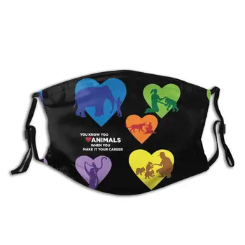 

Chimpanzee Mouth Face Mask Land Animal Career Facial Mask Kawai Adult Beautiful with 2 Filters Mask