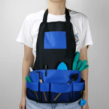 

Adjustable Practical Heavy Duty Garden Tool Multi-Pockets Apron for Cleaner Garden Workers Gardening Utility Aprons Men & Women