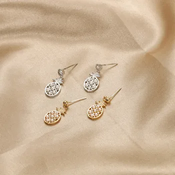 

AAA+New Fashion Design For Female Sunflower Appearance Cubic Zircon Delicate Earring Charming Jewelry In Party Decoration