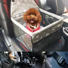 Автомобильный переносчик для домашних животных водонепроницаемый портативный складной для кошек и собак, для путешествий 1-7 безопасности сумка для сиденья как на картинке