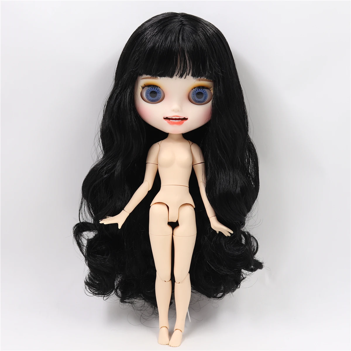 ICY factory шарнирная кукла blyth joint body белая кожа пользовательская кукла заказное лицо матовое лицо с зубами 30 см игрушка