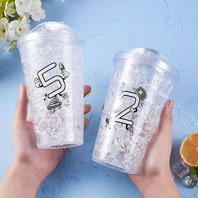 Wholesale 20oz Acrylic Tumbler With Dome Lid Straw Double Wall Clear  Plastic Bottle Travel Tumbler Reusable Cup Graduation Gifts - Straw Cup -  AliExpress