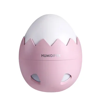 

New Mini USB Humidifier Office Dormitory Household Night Light Warm Eggshell Humidifier Humidificador aroma diffuser