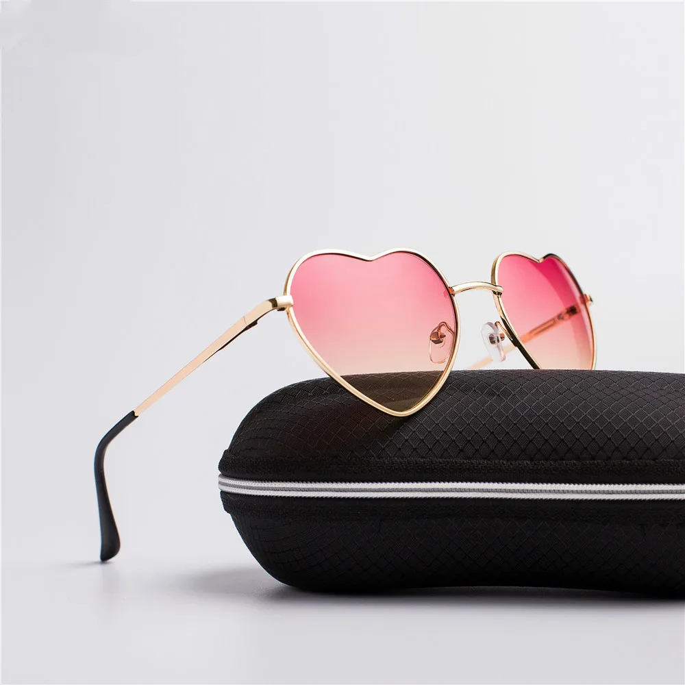 metal heart shaped sunglasses