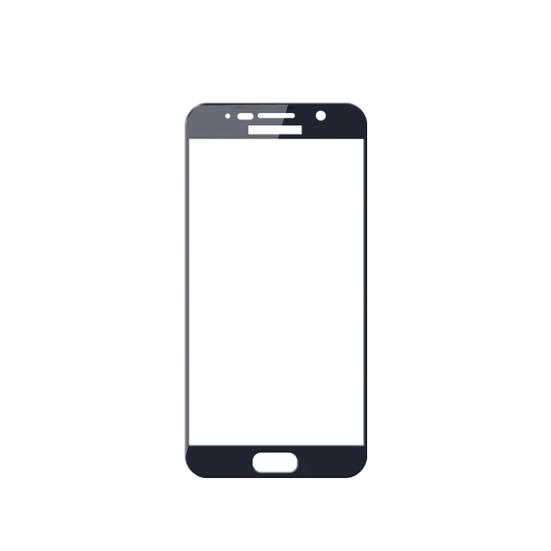 Черный 2 шт Стекло для samsung S6 полное покрытие протектор экрана защитное закаленное стекло для samsung Galaxy S6 закаленное стекло - Цвет: Черный