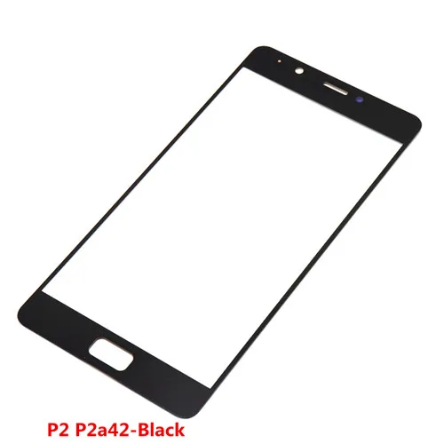 Для lenovo vibe p2 P2a42 P2c72 переднее Сенсорное Стекло Замена объектива Черное золото vibe P1 P1c72 P1a42 P1c58 дигитайзер - Цвет: p2 P2a42 P2c72 Black