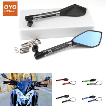 

Motorcycle Cnc Aluminum Rear View Mirror Side Mirror Modification Accessories For Yamaha MT07 MT09 Sports Car Rizoma Motorcycle