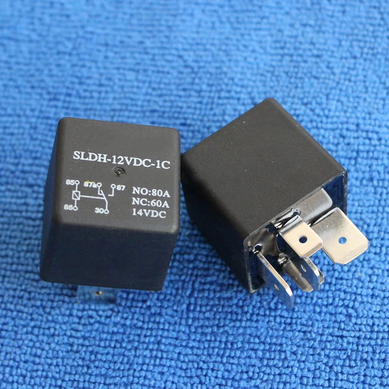 2 шт./комплект SLDH-12VDC-1C NO: 80A NC: 60A 14VDC SONGLE автомобильное реле