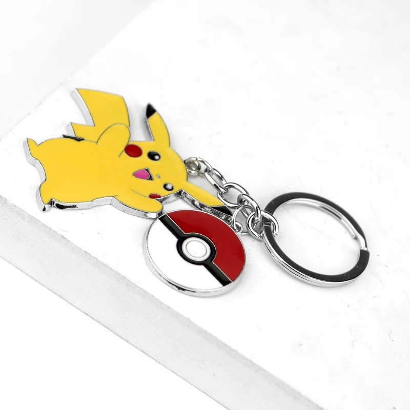 Go Pikachu брелок мультфильм Poke Ball брелок ювелирные изделия автомобильный брелок на подарки, держатель для ключей chaviro