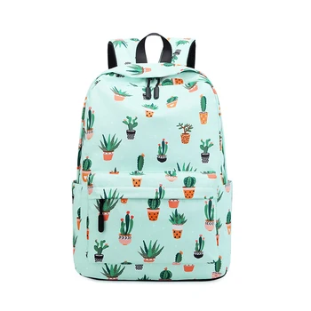 

Student Casual Printing Backpack Cute Waterproof Large Capacity Casual Backpacks 30*14*41CM-WT
