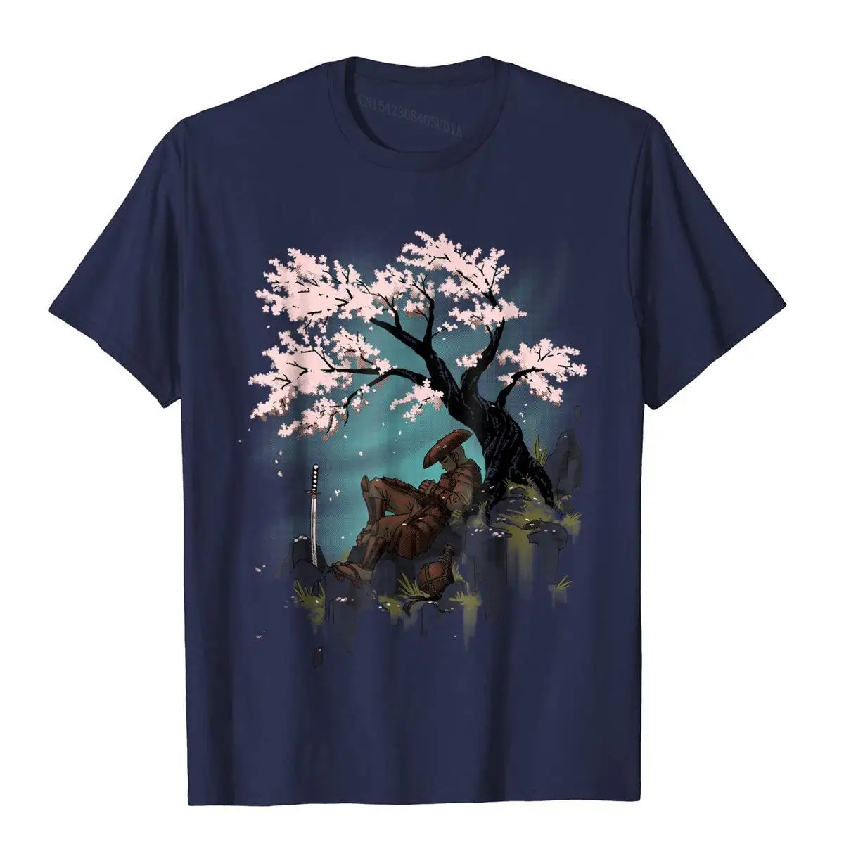 Shirt.Woot Sakura Samurai T-Shirt__97A621navy