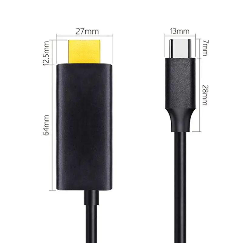 ALLOYSEED T8 type-C USB-C к HDMI HDTV 4 к 60 Гц Кабель-адаптер PD+ QC провод для быстрого заряда поддержка дропшиппинг