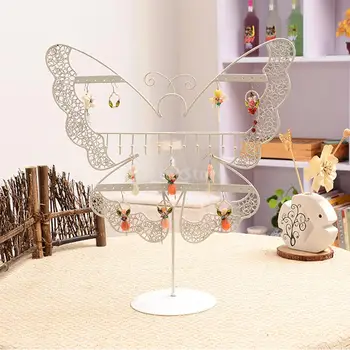 

30 Holes 10 Hooks Earring Rings Jewelry Stand Holder Organizer Display Racks