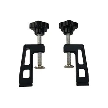 

2Pcs/set Woodworking Clamp Fixing Clips for Table Fence T Track Slot Fenceclamp 37MD