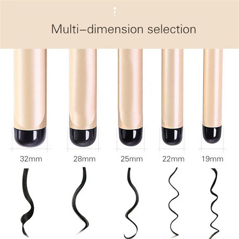 Electric Professional Hair Curler 22mm 28mm 32mm 38mm Ceramic LCD Curling Iron Roller Curls Wand Waver Fashion Styling Tools 2# hair curler,hair iron