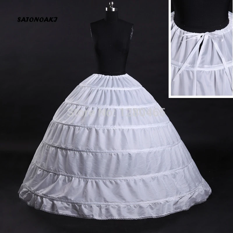 SATONOAKI Свадебные аксессуары Петтикот Vestido Longo бальное платье кринолин нижняя юбка 6 кринолин нижняя юбка