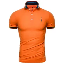 Dropshipping 10 Colors New Summer Polo Men Solid Embroidery Short Sleeve Tops Men Polos Fashion Casual Cotton Polo Shirt Men