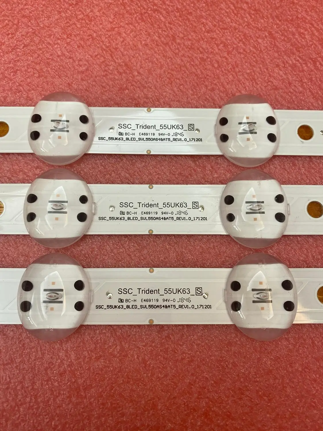 30 шт./лот Светодиодная лента для подсветки LG 55UK6360PSF 55UK6360 55UK6300 55UK6200 55UK6470 55UK6400