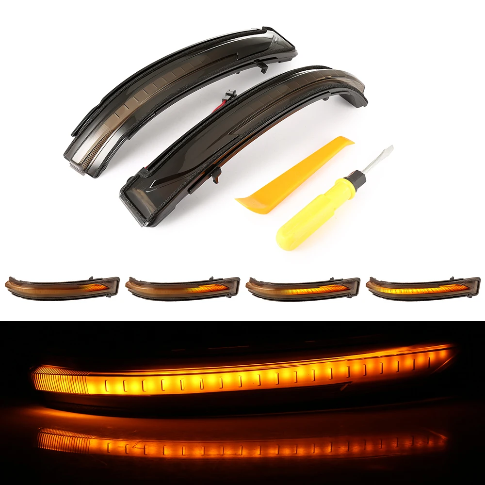 

2x Dynamic LED Side Mirror Turn Signal Light For Nissan X-Trail T32 Qashqai J11 Murano Z52 Navara NP300 Pathfinder EU US JP Plug