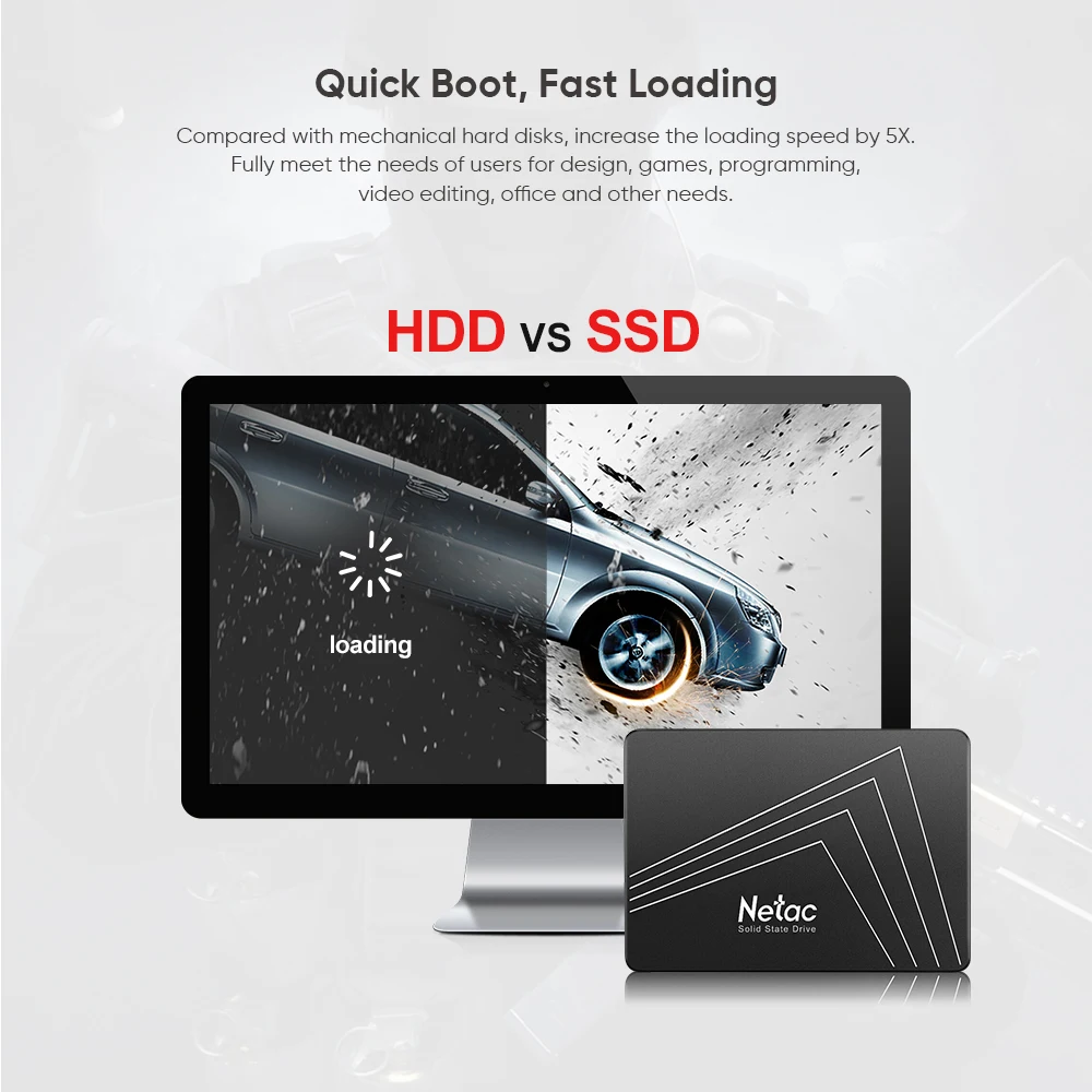 Netac SSD 240 gb SSD 2.5 SATA3 SSD 1tb 512gb 256gb 128gb 480gb 120gb Internal Solid State Hard Drive Disk for Laptop