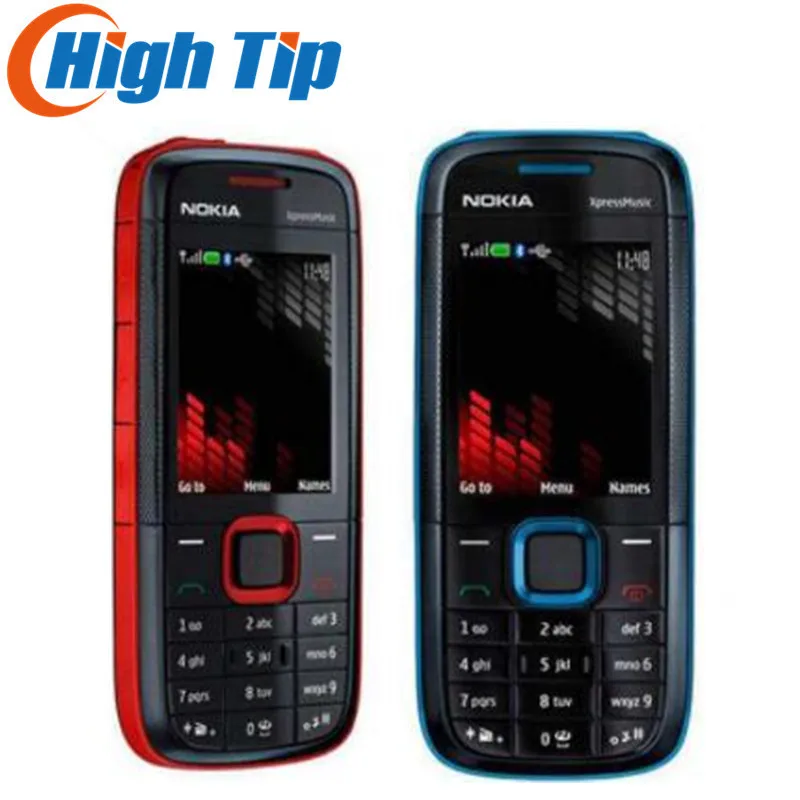 Разблокированный оригинальный мобильный телефон Nokia 5130 XpressMusic Bluetooth FM с