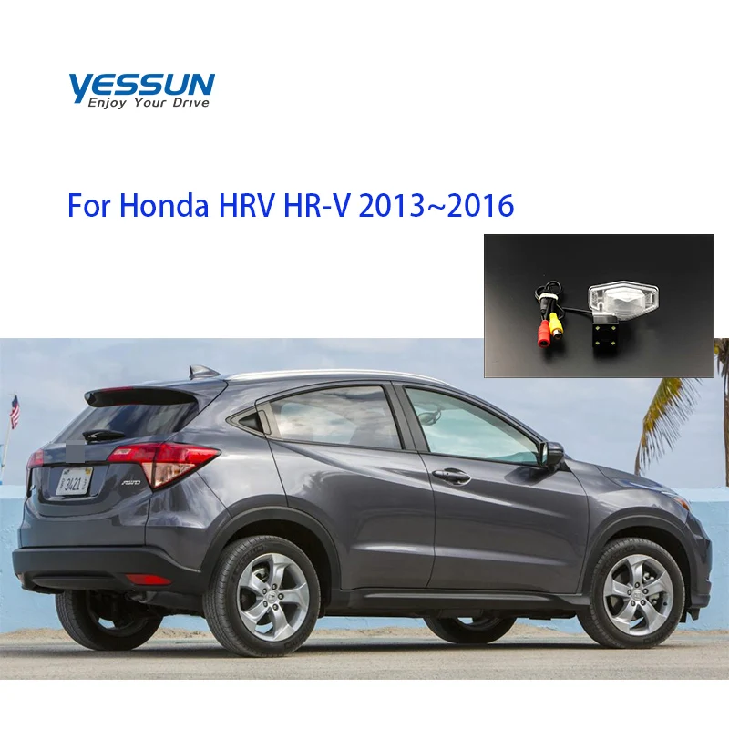 Yessun камера номерного знака для Honda hr-v HR-V 2013~ Автомобильная камера заднего вида помощь при парковке