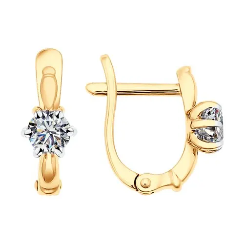 Серьги SOKOLOV из серебра со Swarovski Zirconia