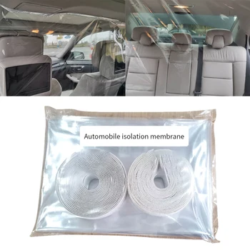 

Car Taxi Transparent Isolation FilmAnti-Fog Full Surround Protective Cover Net Cab Rear Row