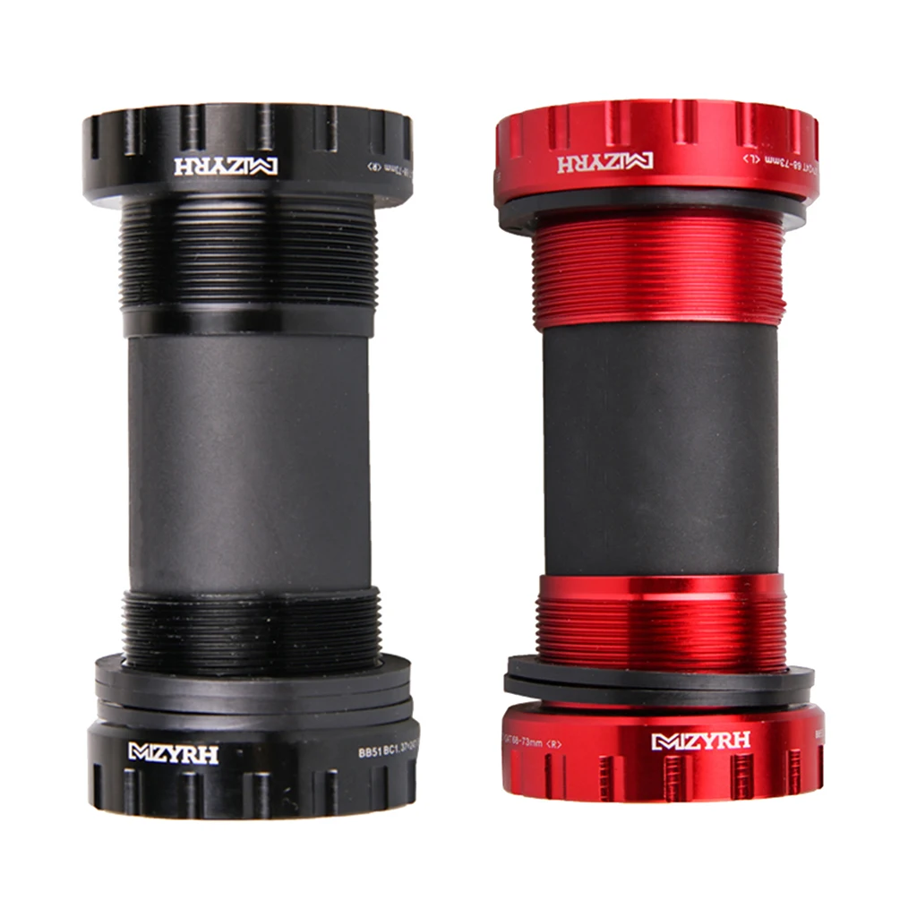 MTB Road Bike Bottom Bracket Bicycle Axis Thread-type 68-73mm Shaft Fit for Mountain BMX Parts | Спорт и развлечения