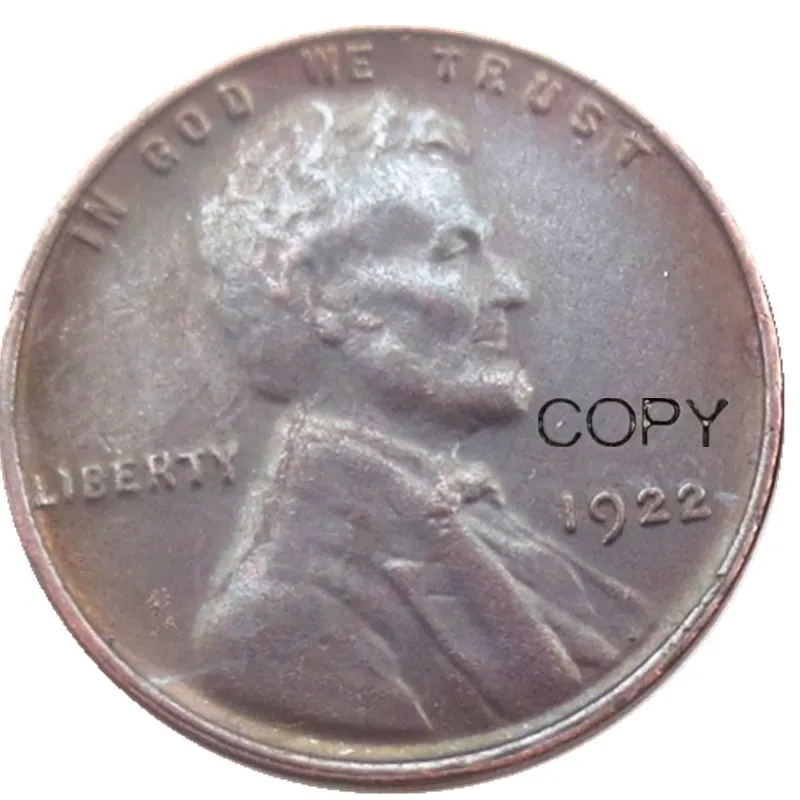 

US 1922 One Cent 100% Copper Copy Coin