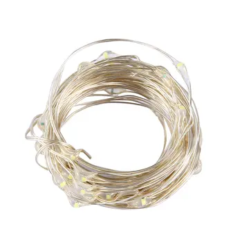 

LED Starry String Lights Fairy Micro Transparent Copper Wire Battery Lights 2M 3M 5M 10M Party Xmas Wedding Decoration