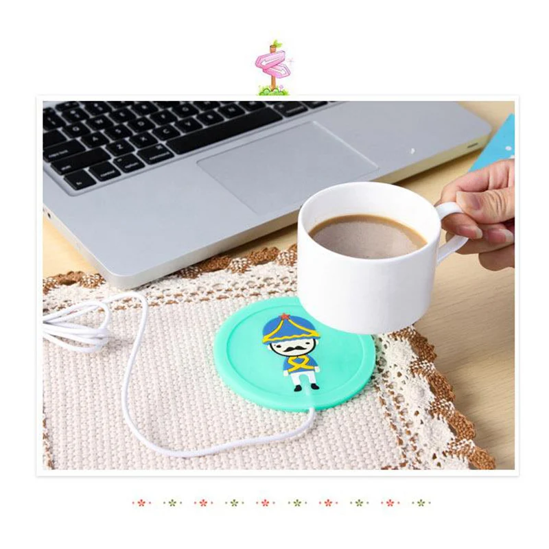 Бутылка для воды, аксессуары, USB силиконовый нагреватель, нагреватель, молоко, чай, кофе, кружка, горячие напитки, практичная, 50 ℃
