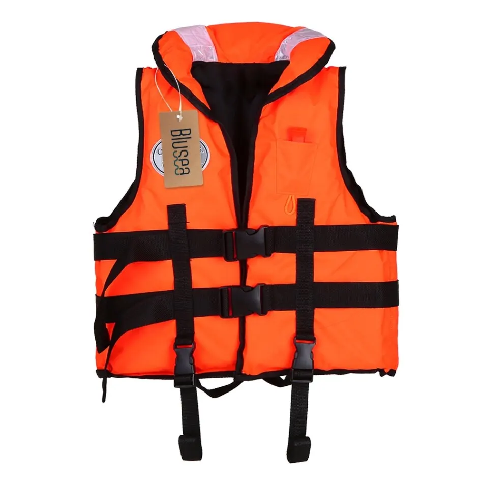 Blusea Children Life Jacket Vest Kayaking Boating Swimming Safety Jacket Waistcoat 77lbs Capacity for Kids - Цвет: Style A