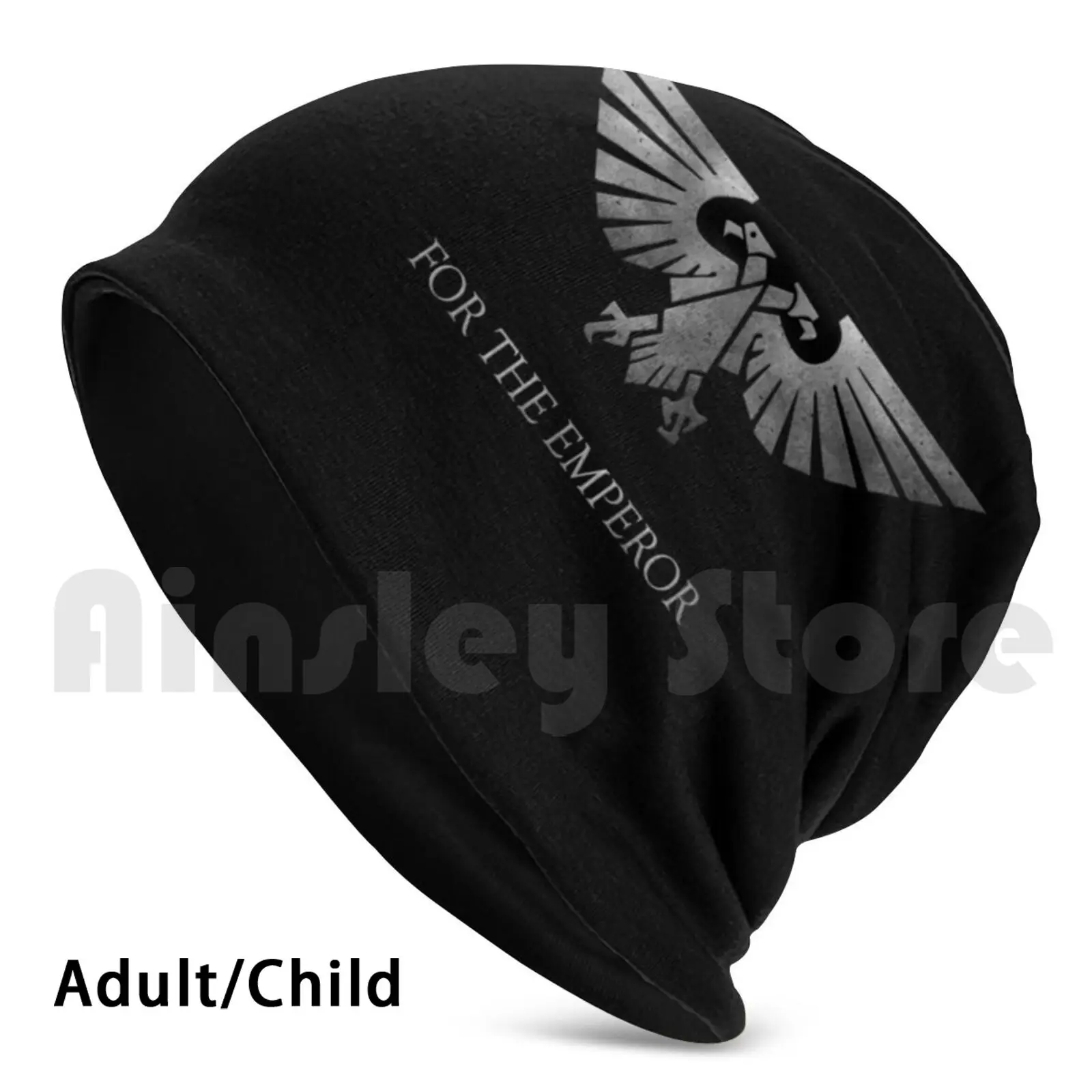 

For The Emperor Beanie Hedging Cap DIY Print Cushion Game Waaagh Games Video Game Video Games
