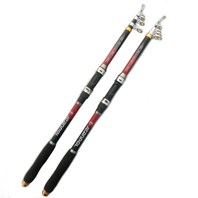 Professional 2.1M-3.6M Carbon Fiber Telescopic Fishing Rod