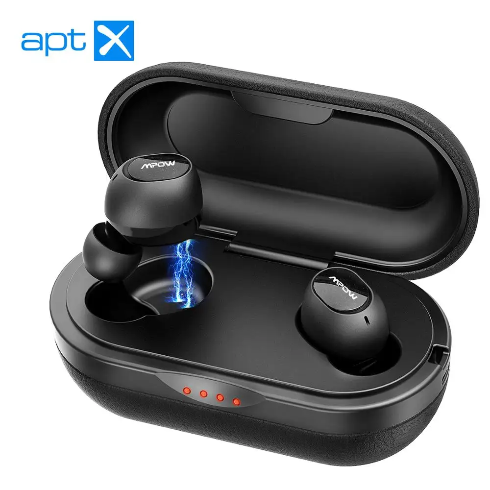 

MPOW T5/M5 TWS Bluetooth Earphone Wireless Earbuds Bluetooth 5.0 Headset Support Aptx 36h Playing Time For iPhone Xiaomi Huawei