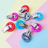 1pcs Round Silicone Pacifier Clips Solid No-Rusty Silicon DIY Baby Chew Dummy Chain Clasps Adapter 5