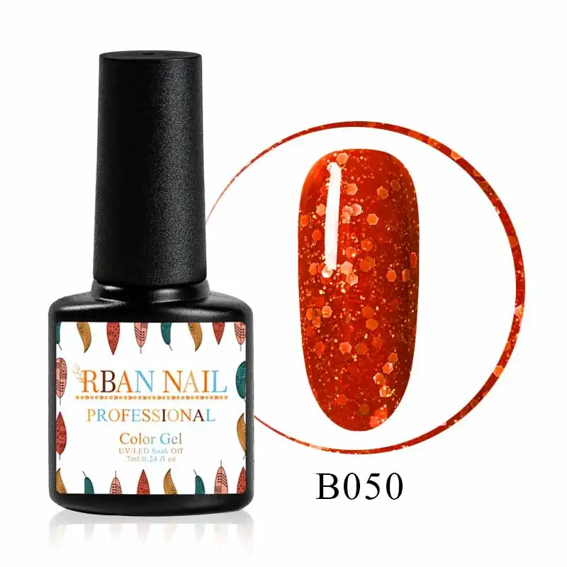 RBAN NAIL 7 мл Гель-лак для ногтей Блеск замачиваемый УФ-гель лак Цветной Гель-лак для ногтей DIY лак для ногтей осенний зимний стиль - Цвет: BM30182