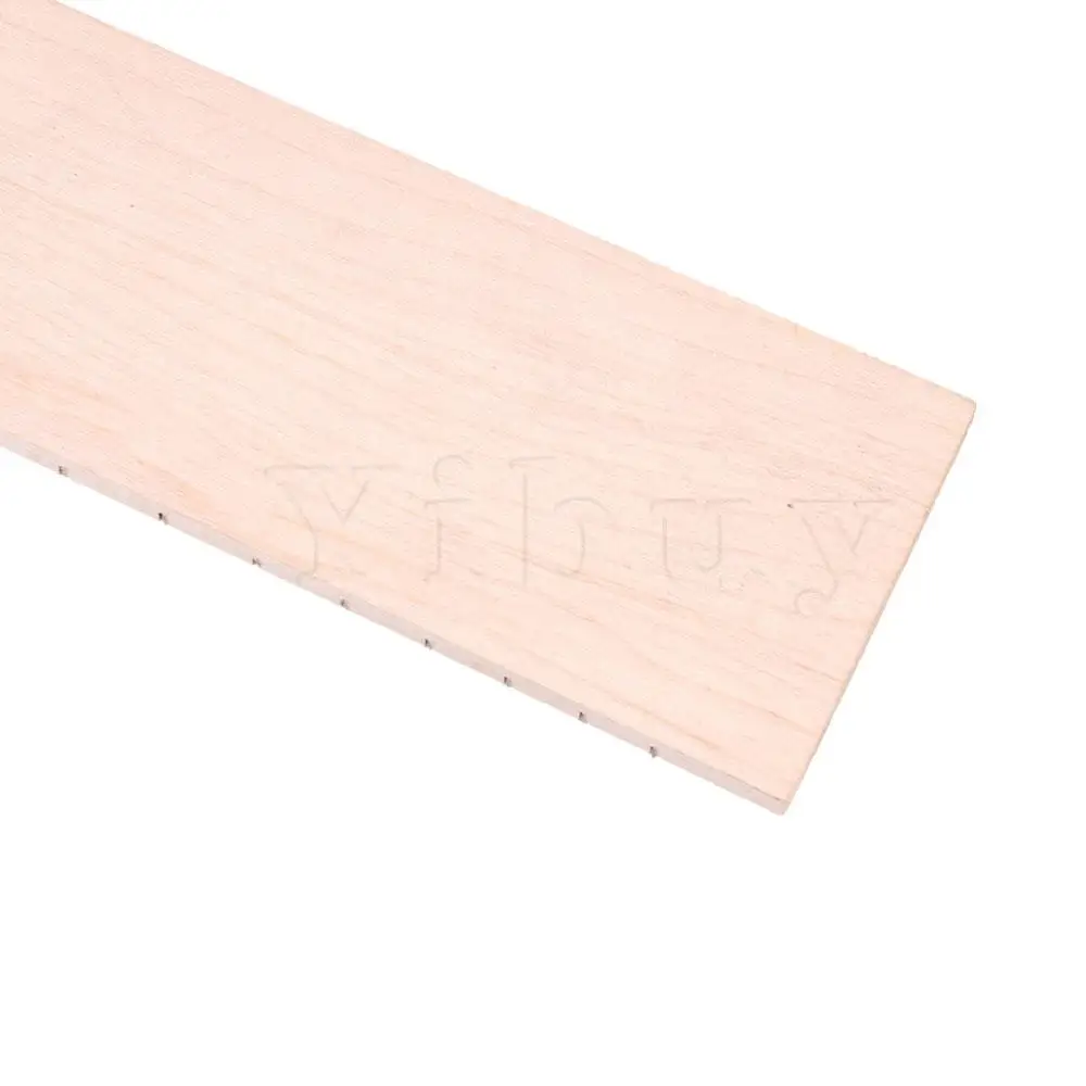 Yibuy 50,2x5,76x0,65 см 24 лада щелевая Гриф для элактрической гитары DIY