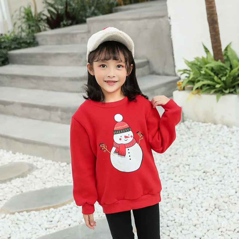 Одинаковые комплекты для семьи; Рождественский плюшевый зимний теплый свитер для папы, мамы и ребенка; комбинезон для мальчиков и девочек; пуловер с рисунком; одежда из хлопка
