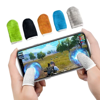 

1 Pair Mobile Finger Stall Sensitive Game Controller for PUBG Sweatproof Breathable Finger Cots Accessories for Iphone Android