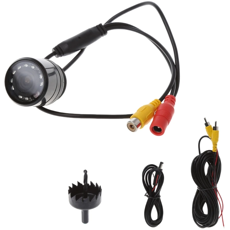 Автомобильная камера заднего вида с 10 светодиодами ночного видения Full HD CCD Backup Cam Kit LX9C