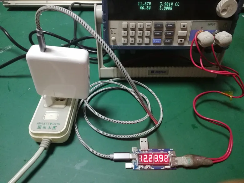 PD ловушка QC3.0 триггер детектор тип-c Быстрая зарядка старение USB напряжение и измеритель тока Емкость Тестер