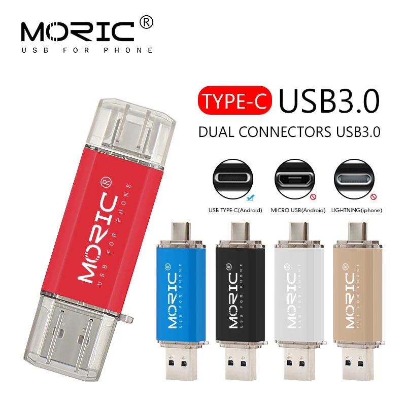 Las más nuevas unidades Flash USB 3,0 128gb 256gb Pendrive 64GB 32GB 16GB 128GB Pendrive personalizado Clef memoria Flash usb para tipo C