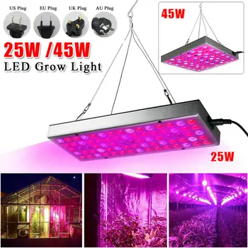 

Full Spectrum LED Grow Light Lamp With IR 25W/45W For Plant Low Power Consume Lamp Bead 2835 Patch EU/US/UK/AS Plug