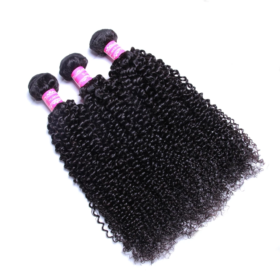 Mongolian Kinky Curly Bundles 1/3/6/9PCS Human Hair Extensions 100% Human Hair Weave Bundles Jerry Curl MYLOCKME